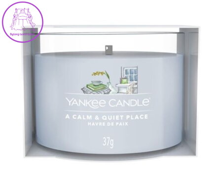 YANKEE CANDLE VOTIVNÍ SVÍČKA PLNĚNÁ VE SKLE - A CALM & QUIET PLACE