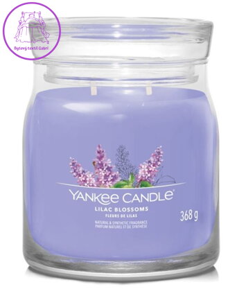 YANKEE CANDLE SIGNATURE STŘEDNÍ - LILAC BLOSSOMS 368g