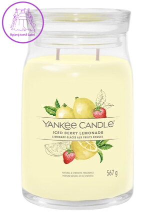 YANKEE CANDLE SIGNATURE VELKÝ - ICED BERRY LEMONADE  567g