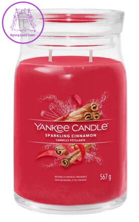 YANKEE CANDLE SIGNATURE VELKÝ - SPARKLING CINNAMO 567g