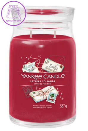 YANKEE CANDLE SIGNATURE VELKÝ - LETTERS TO SANTA 567g