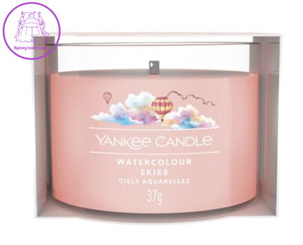 YANKEE CANDLE VOTIVNÍ SVÍČKA PLNĚNÁ VE SKLE - WATERCOLOUR SKIES