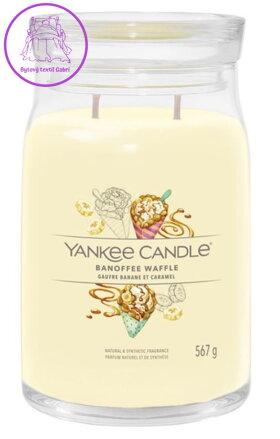 YANKEE CANDLE SIGNATURE VELKÝ - BANOFFEE WAFFLE 567g