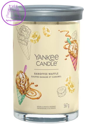 YANKEE CANDLE SIGNATURE TUMBLER VELKÝ - BANOFFEE WAFFLE 567g