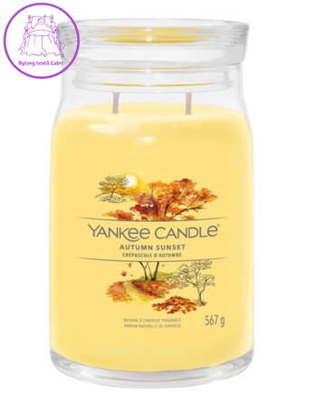 YANKEE CANDLE SIGNATURE VELKÝ - AUTUMN SUNSET 567g Výprodej