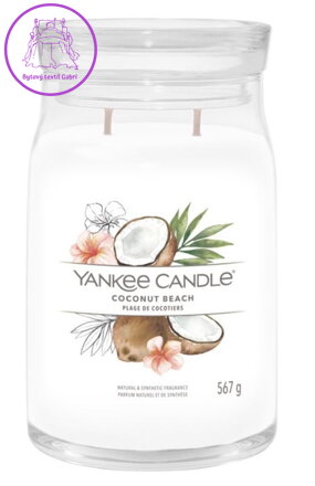 YANKEE CANDLE SIGNATURE VELKÝ - COCONUT BEACH 567g