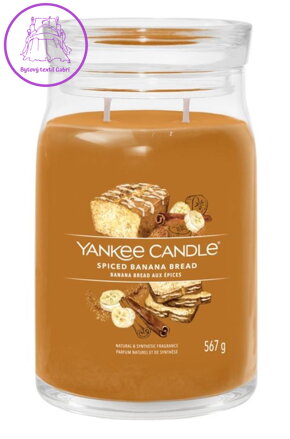 YANKEE CANDLE SIGNATURE VELKÝ - SPICED BANANA BREAD 567g