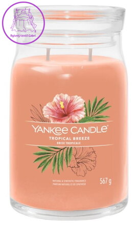 YANKEE CANDLE SIGNATURE VELKÝ - TROPICAL BREEZE 567g Výprodej