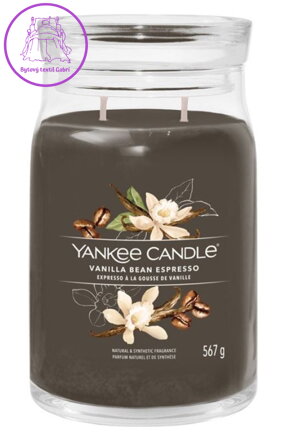 YANKEE CANDLE SIGNATURE VELKÝ - VANILLA BEAN ESPRESSO 567g