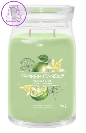 YANKEE CANDLE SIGNATURE VELKÝ - VANILLA LIME  567g