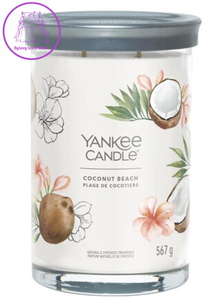 YANKEE CANDLE SIGNATURE TUMBLER VELKÝ - COCONUT BEACH 567g