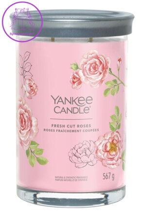 YANKEE CANDLE SIGNATURE TUMBLER VELKÝ - FRESH CUT ROSES 567g