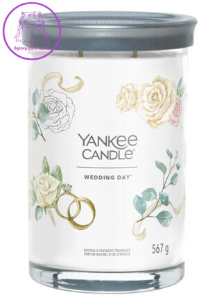 YANKEE CANDLE SIGNATURE TUMBLER VELKÝ - WEDDING DAY 567g Výprodek