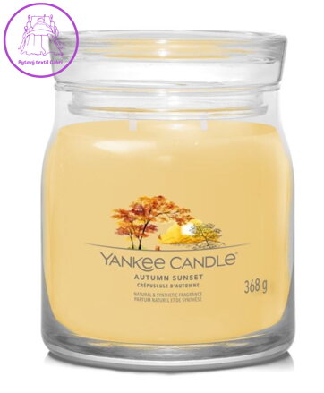 YANKEE CANDLE SIGNATURE STŘEDNÍ - AUTUMN SUNSET  368g Výprodej