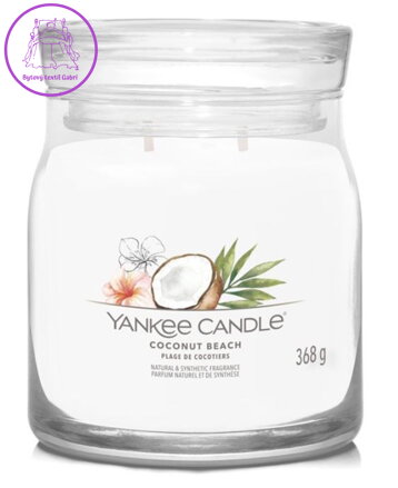 YANKEE CANDLE SIGNATURE STŘEDNÍ - COCONUT BEACH 368g