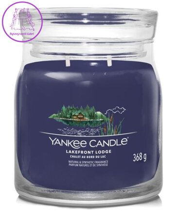 YANKEE CANDLE SIGNATURE STŘEDNÍ - LAKEFRONT LODGE  368g