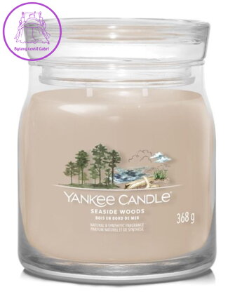 YANKEE CANDLE SIGNATURE STŘEDNÍ - SEASIDE WOODS 368g Výprodej