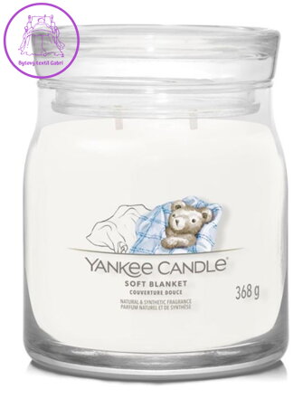 YANKEE CANDLE SIGNATURE STŘEDNÍ - SOFT BLANKET 368g