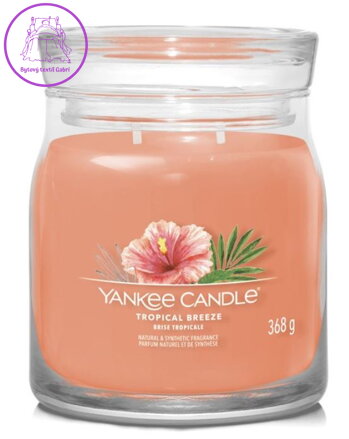 YANKEE CANDLE SIGNATURE STŘEDNÍ - TROPICAL BREEZE 368g Výprodej