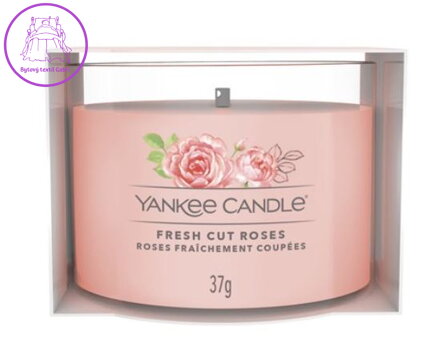 YANKEE CANDLE VOTIVNÍ SVÍČKA PLNĚNÁ VE SKLE - FRESH CUT ROSES
