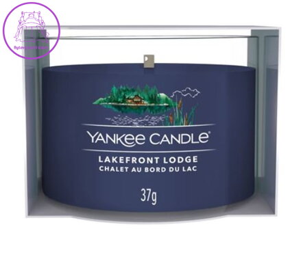 YANKEE CANDLE VOTIVNÍ SVÍČKA PLNĚNÁ VE SKLE - LAKEFRONT LODGE