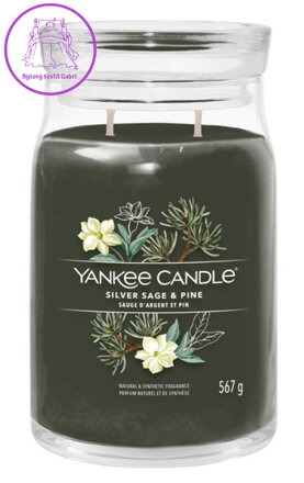 YANKEE CANDLE SIGNATURE VELKÝ - SILVER SAGE & PINE 567g