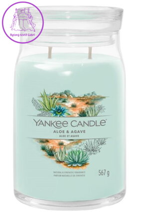YANKEE CANDLE SIGNATURE VELKÝ - ALOE & AGAVE 567g