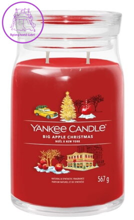 YANKEE CANDLE SIGNATURE VELKÝ - BIG APPLE CHRISTMAS 567g