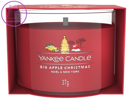 YANKEE CANDLE VOTIVNÍ SVÍČKA PLNĚNÁ VE SKLE - BIG APPLE CHRISTMAS