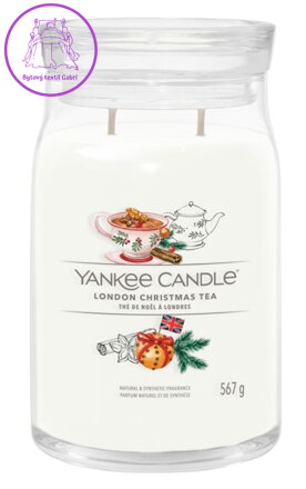 YANKEE CANDLE SIGNATURE VELKÝ - LONDON CHRISTMAS TEA  567g