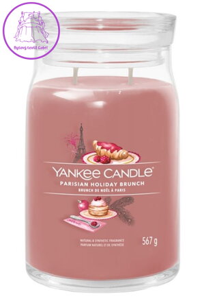 YANKEE CANDLE SIGNATURE VELKÝ - PARISIAN HOLIDAY BRUNCH  567g