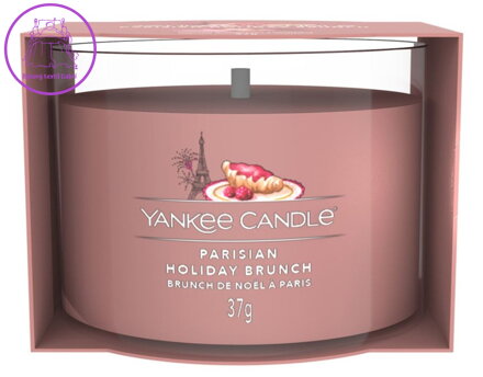 YANKEE CANDLE VOTIVNÍ SVÍČKA PLNĚNÁ VE SKLE - PARISIAN HOLIDAY BRUNCH