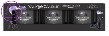 YANKEE CANDLE SADA VOTIVNÍCH SVÍČEK PLNĚNÝCH VE SKLE - MIDSUMMER´S NIGHT