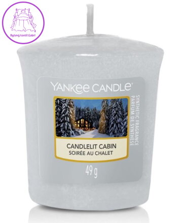 VONNÁ SVÍČKA YANKEE CANDLE - CANDELIT CABIN VOTIVNÍ