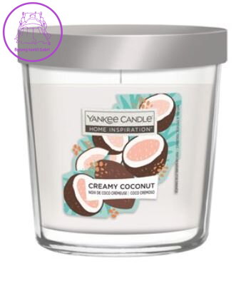Svíčka Yankee Candle HI tumbler střední - Creamy Coconut