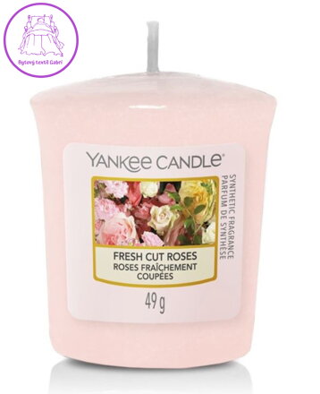 VONNÁ SVÍČKA YANKEE CANDLE - FRESH CUT ROSES VOTIVNÍ