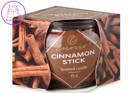 Emocio Sklo Dekor 70x62 mm Cinnamon Stick, vonná svíčka