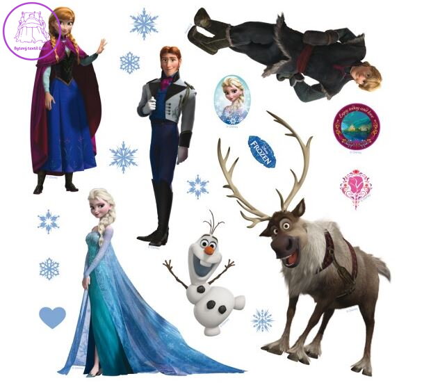 Samolepící dekorace dětská - DKS 1082 Frozen ledové království SKLADEM Samolepící dekorace dětská - DKS 1082 Frozen ledové království SKLADEM