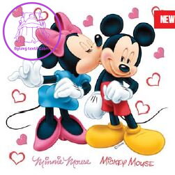 Samolepící dekorace dětská - DKS 1085 Mickey a Minnie SKLADEM Samolepící dekorace dětská - DKS 1085 Mickey a Minnie SKLADEM