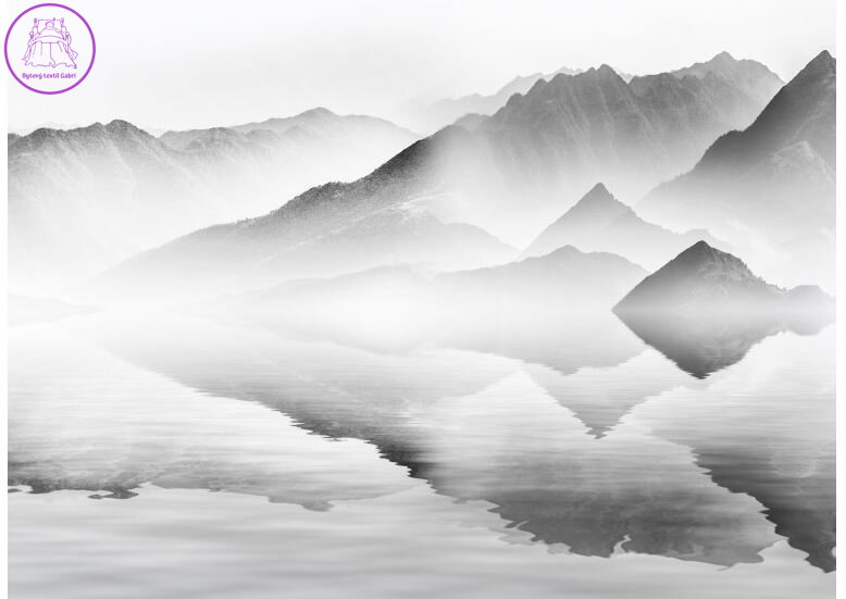  Vliesová fototapeta 360x270cm - FTNS 1284 Horské jezero v mlze