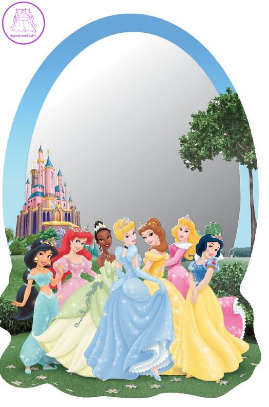 Akrylové zrcadlo Disney Princezny DM2109-2022 Akrylové zrcadlo Disney Princezny DM2109-2022