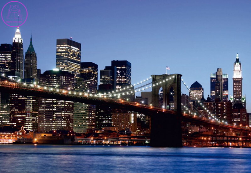 Fototapeta vliesová premium collection - FTNS 2472 Brooklynský most 360x270cm - 4 dílná