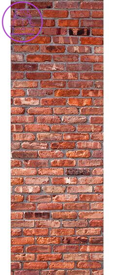 Vliesová fototapeta 90x270cm - FTNVL 3706 Cihlová zeď
