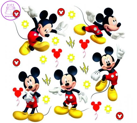 Samolepící dekorace na zeď 30x30cm Mickey Mouse - DKS 3802-2022