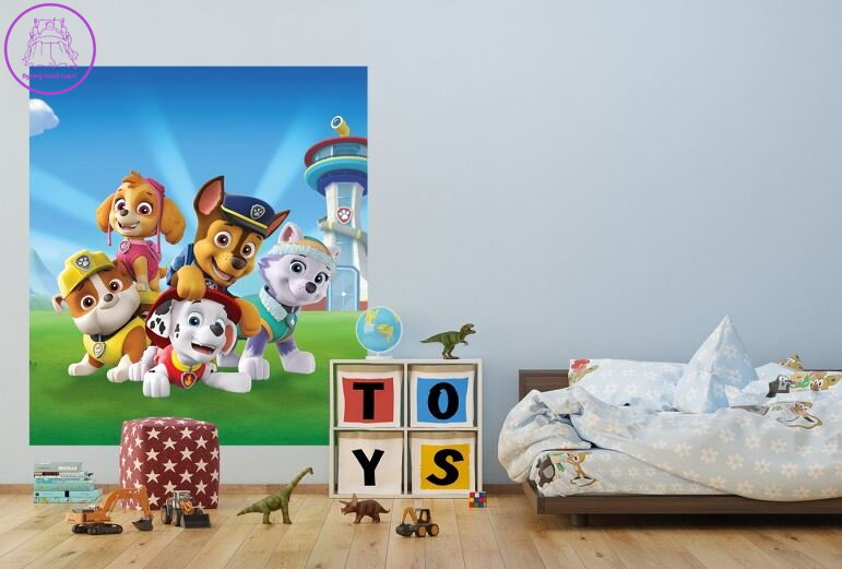  Vliesová dětská fototapeta 180x202 - FTDNXL 5151 Paw Patrol-2022