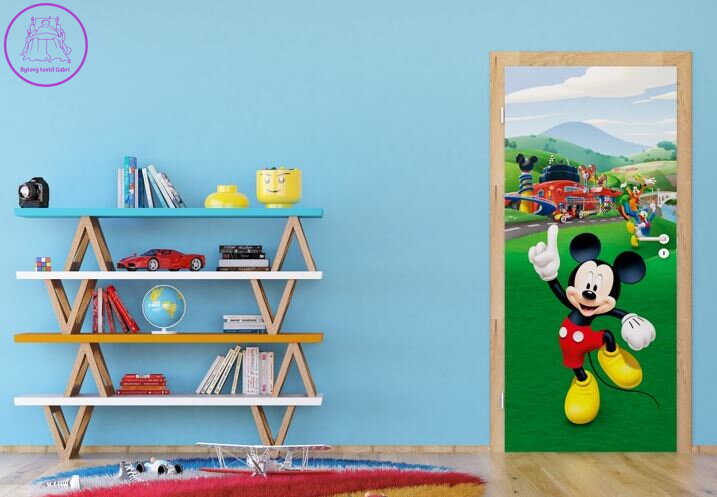  Vliesová dětská fototapeta 90x202cm - FTDNV 5480 Disney Mickey Mouse-2022