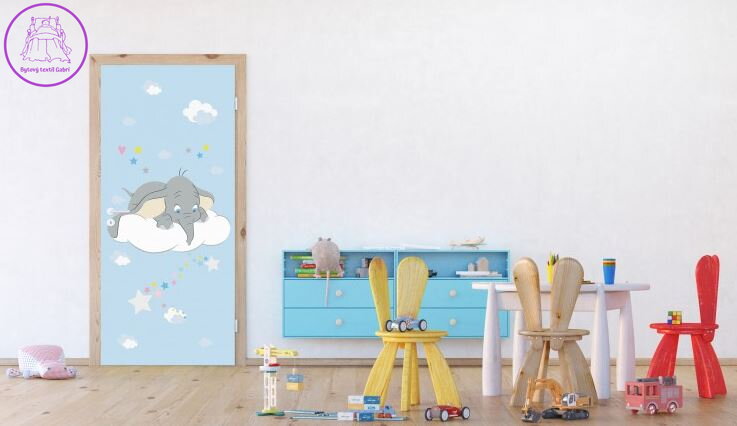  Vliesová dětská fototapeta 90x202cm - FTDNV 5490 Disney Dumbo-2022