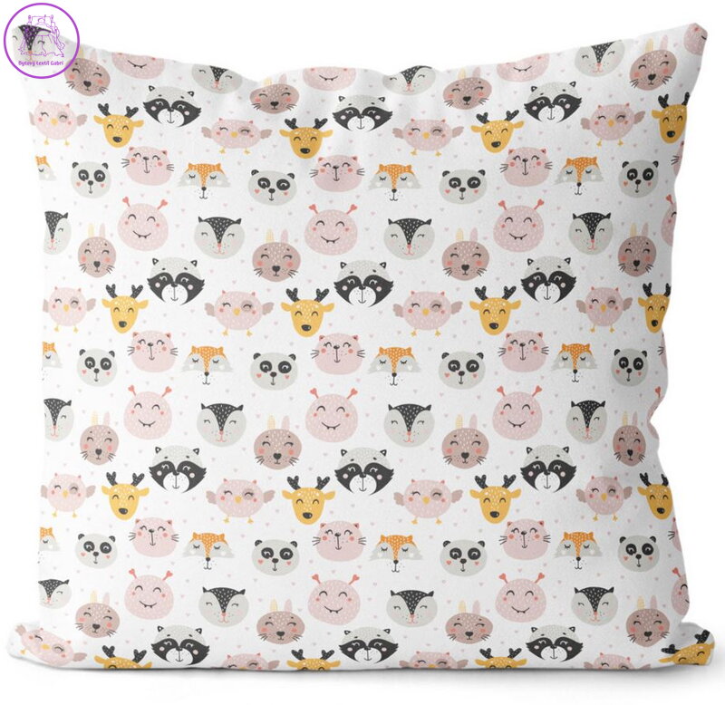 Dětský polštářek - Girl animal Dětský polštářek - Girl animal