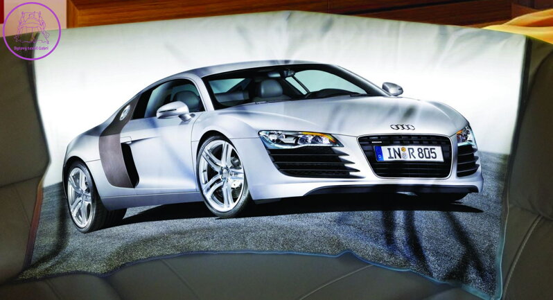 Fleecová fotodeka - Stříbrné audi více rozměrů