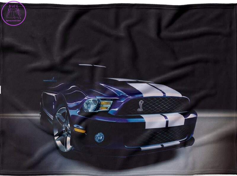 Fleecová fotodeka - Závodní auto více rozměrů Fleecová fotodeka - Závodní auto více rozměrů